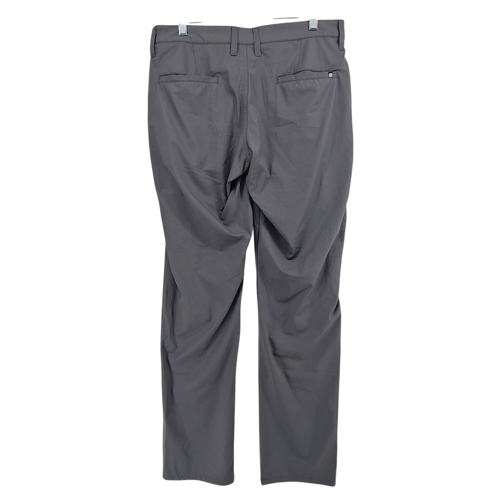 Travis Mathew 32 Gray Golf Pants Performance Stretch Chino Athleisure Gorpcore - Picture 2 of 5